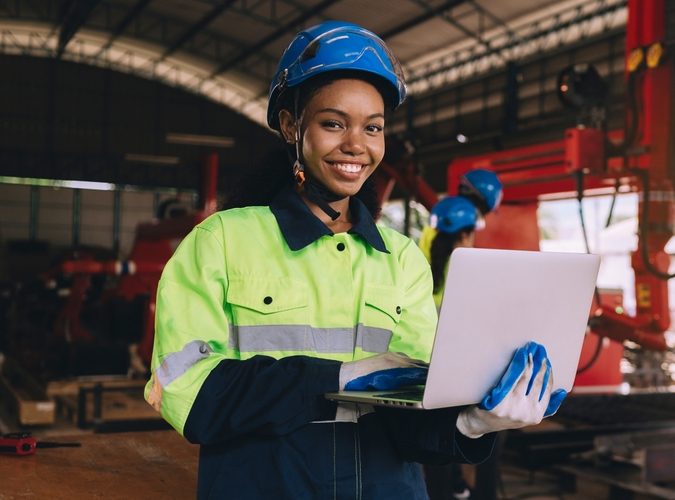 young woman completing behavioural assessment