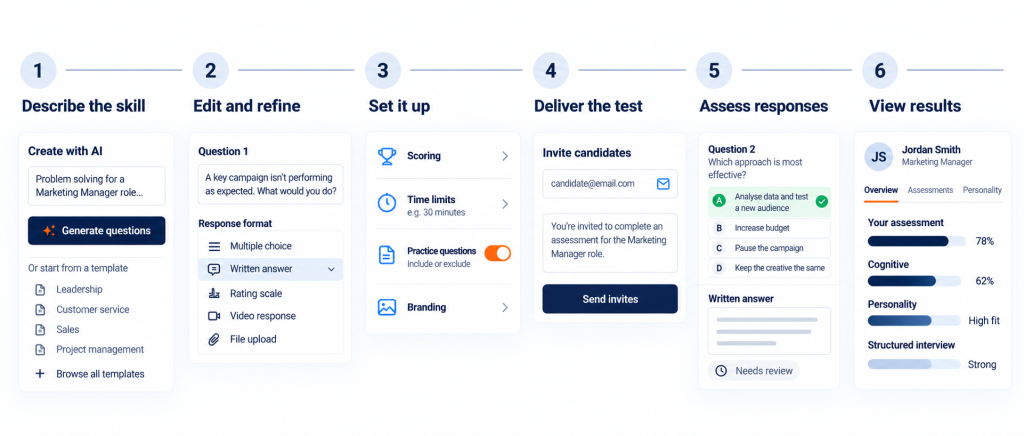 Assessment Builder Flow