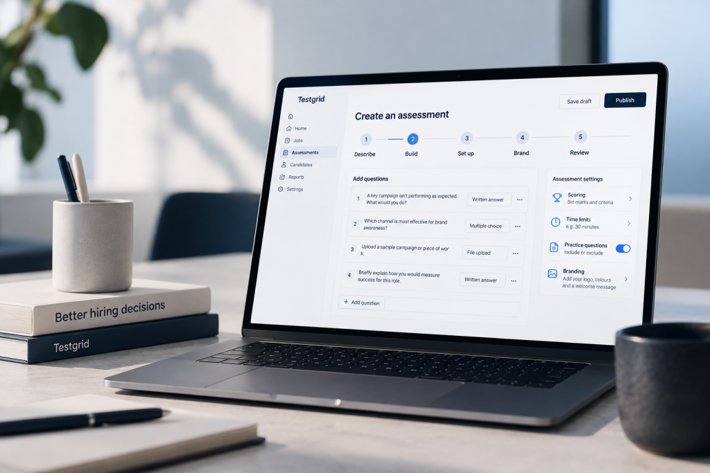 Testgrid Assessment Builder
